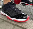 Jordan男篮球鞋 乔丹经典复刻AJ11 JORDAN 11 运动鞋FV5104-006黑红42.5 实拍图