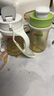 安配宽口直饮管学饮水杯盖 奶瓶配件 绿色 （适配贝亲第3代宽口奶瓶） 实拍图