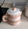 贝瑟斯陶瓷马克杯带盖喝水杯子复古咖啡杯泡茶杯早餐牛奶杯高颜值伴手礼 实拍图