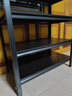 中妍货架置物架家用多层落地储物架仓储客厅展示架阳台收纳架货物架子 【通立柱加厚】四层160cm高 【黑色加厚】长150宽50cm 实拍图
