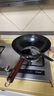 九阳（Joyoung）炒锅铁锅无涂层精铁锅炒菜锅炉灶通用32cm带盖CF32-C121 实拍图