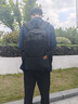 JEEP双肩包男大容量休闲背包女高中大学生书包2025新款电脑包旅行包 黑色 实拍图