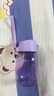 特百惠（Tupperware）嘟嘟企鹅350ML塑料杯夏季儿童可爱水杯子男女学生带提绳 冰沙紫 实拍图