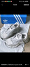adidas 贝果鞋 ASTIR经典复古厚底增高老爹鞋男女阿迪达斯三叶草   白/灰   38.5 实拍图