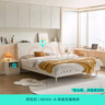 林氏家居床奶油风双人床1.8米1.5米高箱储物床榻榻米床简约风主卧大床MI4A （超级爆款）常规款|双人床 1.8x2.0米 实拍图