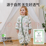 欧孕（OUYUN）婴儿睡袋夏季竹棉纱布分腿新生儿防惊跳包被 四二 熊猫丛林90*52 实拍图