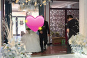 罗蒙 西服男士休闲西装男套装外套修身伴郎新郎结婚商务职业正装衣服 黑色双扣（上衣） 4XL /190【160-175斤】 实拍图