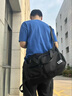 回力旅行包男斜挎包大容量出差行李包轻便手提单肩包干湿分离健身包女 黑色【升级7仓大容量收纳】 实拍图