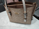 蔻驰（COACH）【品牌直供】女士MOLLIE25中号手人造革提单肩斜挎包托特包 实拍图