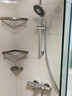高仪（GROHE）原装进口恒温淋浴花洒套装 4按键130MM空气手持花洒组合26107000 【升级冷触款】有下出水 实拍图