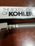 科勒（KOHLER）坐便器进水软管4分马桶座便器家用冷热水软管K-1116442-SP 50cm 实拍图