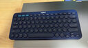 罗技（Logitech）时尚系列 K380 键盘 蓝牙办公键盘 无线键盘 女友 便携超薄键盘 笔记本键盘 蓝色 实拍图