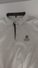 啄木鸟桑蚕丝男士长袖t恤春秋季翻领POLO衫免烫抗皱商务休闲上衣打底衫 短袖YW889米色 L 170建议120-135斤 实拍图