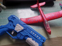爸爸妈妈飞机玩具泡沫弹射飞机儿童玩具男孩户外玩具发射飞机风筝枪女孩 实拍图