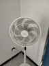 美的（Midea）【飓风节能】七叶柔风立式电风扇/家用轻音落地扇/台式小型风扇/大风力遥控定时摇头风扇 SAH35BSJ 实拍图