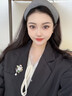 纪诗哲（GIEVSZHE）荷塘月色珍珠胸针高档女官方轻奢高档礼盒品牌胸花生日礼物送女友 荷塘月色胸针【礼盒装】 实拍图