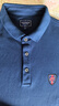雅戈尔（YOUNGOR）短袖POLO衫男翻领扁机领长绒棉水柔棉柔软亲肤POLO衫 YSPC520078FCB藏青 L 实拍图