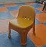 禧天龙家用加厚凳子椅子带靠背幼儿矮凳宝宝椅小板凳换鞋凳 创意凳子 亮丽黄1只装【新款椅凳】 实拍图