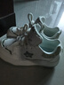 回力女鞋厚底板鞋小白鞋百搭运动鞋  米/绿 38 实拍图