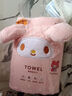 名创优品（MINISO）My Melody珊瑚绒柔软吸水毛巾不易掉毛家用洗脸洗澡毛巾80x30cm 实拍图