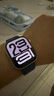 Apple/苹果 Watch Series 10 智能手表GPS款46毫米银色铝金属表壳丹宁色运动型表带M/L MX223CH/B 实拍图