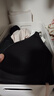 金三塔商场同款真丝文胸内衣女无钢圈聚拢无痕薄款透气性感真丝文胸胸罩 黑色7100 75B 实拍图
