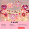 新新精艺 生日场景布置生日装饰女孩小仙女气球儿童周岁惊喜派对装饰套餐 实拍图