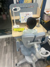 思鹿法国silux儿童学习写字桌家用可升降课桌椅小户型学生实木书桌 【灰0.8M套装】一键解锁追背椅 实拍图