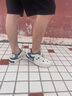 森马男鞋2025夏季新款休闲百搭运动厚底小白鞋子男士软底网面板鞋轻便 米兰网面 43 实拍图