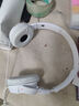 索尼（SONY） MDR-ZX110AP 头戴式有线耳机3.5mm接口 带麦可通话 学生网课英语学习办公 笔记本电脑手机适用 白色 实拍图