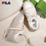 斐乐（FILA）斑斓鞋ROSETTA女鞋板鞋新款面包厚底鞋复古休闲鞋 奶白/浅粉-GP 37.5 实拍图