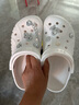 crocs卡骆驰贝雅洞洞鞋沙滩鞋|10126 白色-100 37/38(230mm)  实拍图