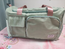 家妮儿孕妇待产包妈咪包收纳包行李袋旅游短途旅行包健身收纳袋产褥包 绿配粉-待产行李包 实拍图