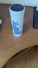 伊莲茶杯水杯保温杯办公个人旅行陶瓷景德镇双层青花瓷杯企业定制礼品 富贵花开 实拍图