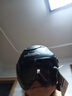 Andes HELMET3c认证电动摩托车头盔男四季女士夏季头盔安全帽四季通用夏天半盔 哑黑黑茶短【升级3C款】 均码 实拍图