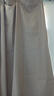 铭聚布艺（MINGJU）窗帘 全遮光窗帘成品窗帘布遮阳帘 涤塔夫奶油挂钩式2.0*1.6单片 实拍图