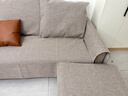 朗格日式棉麻沙发座垫2025新款四季通用亚麻靠背沙发盖巾防滑沙发垫 日式仿棉麻（高密编织）朴居卡其 70cm*210cm （三人位） 实拍图
