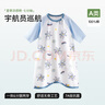 贝肽斯宝宝衣服春夏季薄款纯棉婴儿睡衣防踢被家居空调儿童睡裙连体衣 实拍图