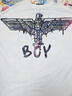 BOY LONDON【艺术家涂鸦】夏男女同款高街潮牌针织短袖T恤N01911 米白色 XL 实拍图