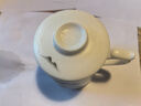 金镶玉陈洪梅老师手绘 羊脂玉瓷茶杯带过滤带把陶瓷办公杯商务风帆远行 实拍图