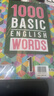 进口原版新版1000 Basic English Words1级 常见词英语1000词 KET核心词汇教材 小学英语单词大全教辅书图解辞词典 小学礼物 小学教辅 实拍图