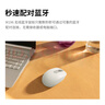 罗技（Logitech）M196 无线蓝牙鼠标 办公鼠标 笔记本商务办公家用 小巧便携 对称手型 珍珠白 实拍图