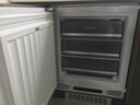 领厨台下嵌入式卧式小冰箱一级能效对开门内置内嵌矮岛台电冰箱家用底部散热超薄橱柜一体隐藏式小户型 单台L3（单冷冻95L）-820mm高 实拍图