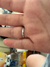 MZMZ铂金戒指女PT950白金结求订婚时尚气质钻戒情人节520礼物送女友 【就近仓直发/当次日达】轻奢天使之吻活口钻戒女 实拍图