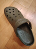 卡骆驰crocs洞洞鞋贝雅男鞋女鞋轻便耐磨一脚蹬拖鞋休闲鞋|10126 军绿色-309 46 /47(300mm) 实拍图