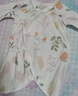全棉时代双层纱布蝴蝶衣纯棉新生婴儿连体衣宝宝四季 伊恩植物园 66cm 实拍图