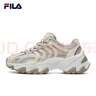 FILA斐乐女鞋休闲鞋鱼刺二代老爹鞋运动鞋增高厚底慢跑鞋SOFIA Ⅱ 银云/羽毛灰-SF 37.5 实拍图