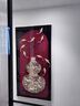 瑞尚（RUISHANG） 玄关装饰画现代简约进门壁画山水墙画竖版晶瓷画欧式轻奢挂画 福禄有鱼 80*160cm/晶瓷面+铝合金边框 实拍图