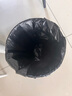 京惠思创 加厚防漏背心式垃圾袋手提塑料收纳袋 黑色32*55cm 200只装 实拍图
