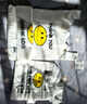 诺兰森迪塑料袋 加厚食品袋 笑脸购物袋 方便打包手提袋 40*60cm特大200只 实拍图